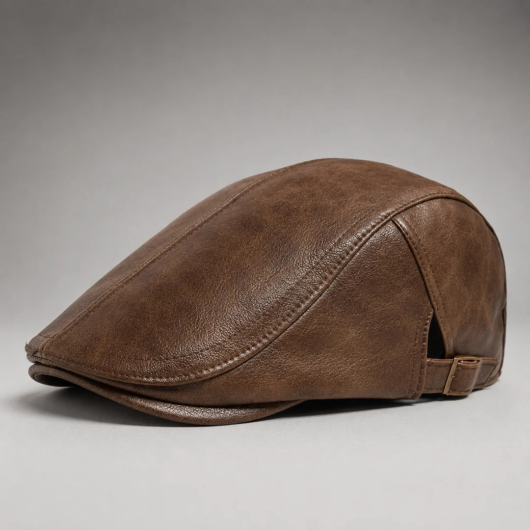 Hawthorne Leather Driving Cap