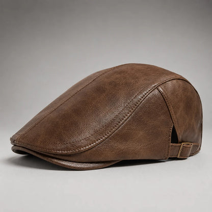 Hawthorne Leather Driving Cap