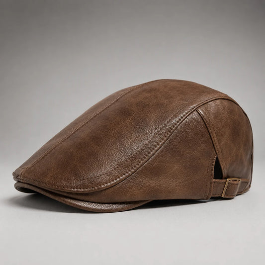 Hawthorne Leather Driving Cap