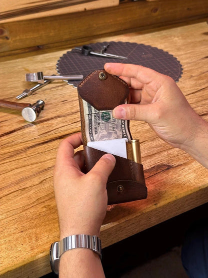 Handmade Nemos leather wallet
