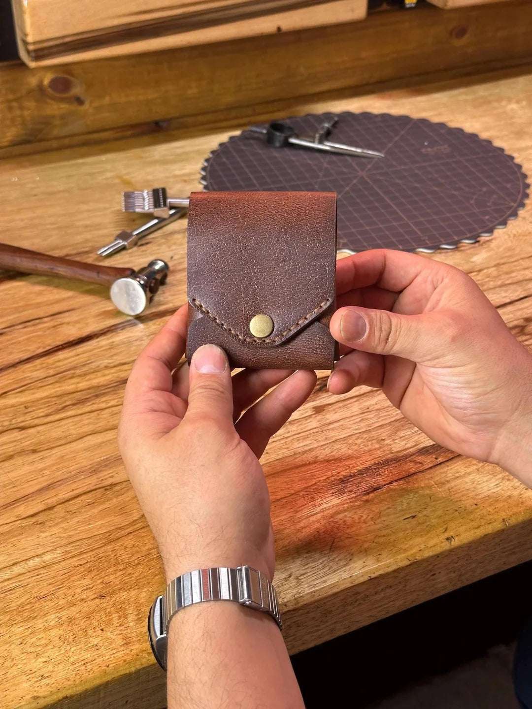 Handmade Nemos leather wallet