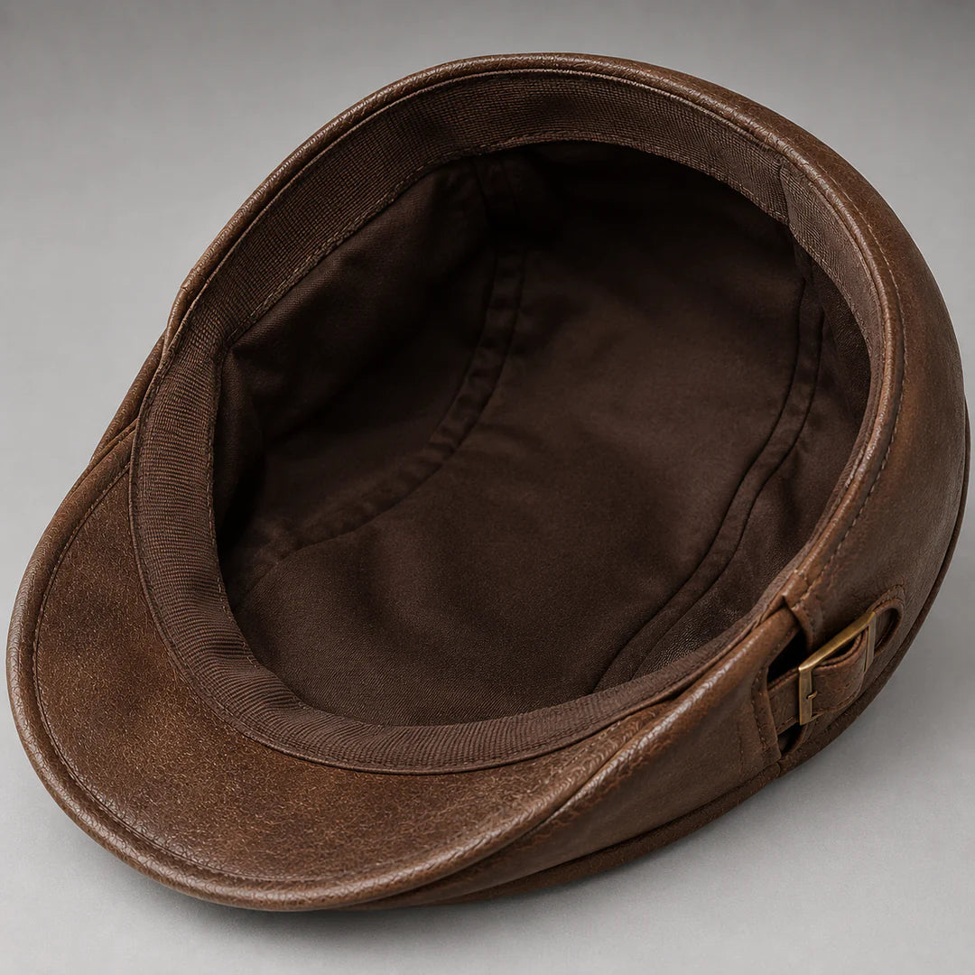 Hawthorne Leather Driving Cap