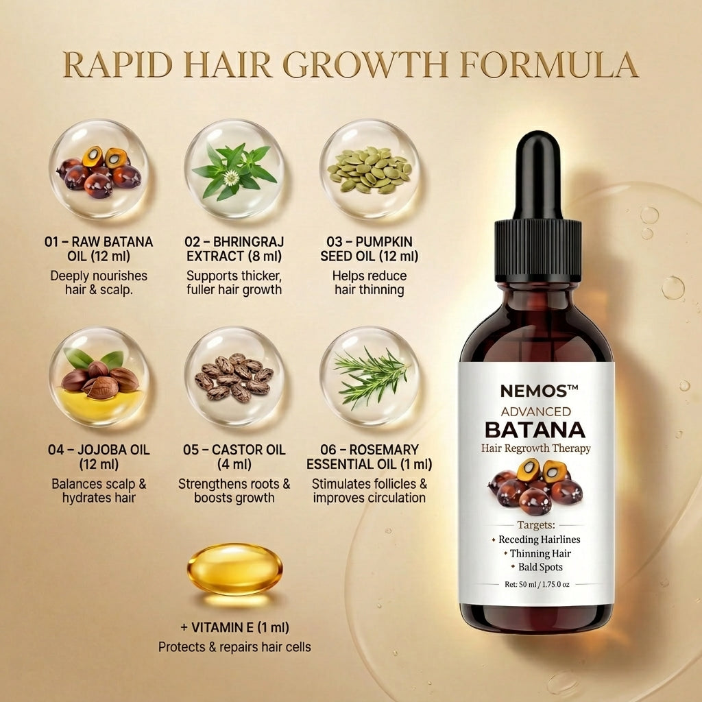 100% Authentic Handmade Batana Oil | Raw Scalp & Hair Elixir