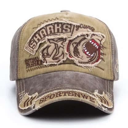 Shark baseball caps snapback adjustable