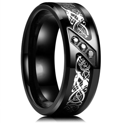 Celtic Dragon rings