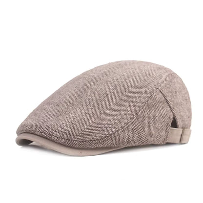 Windsor Herringbone Driving Cap