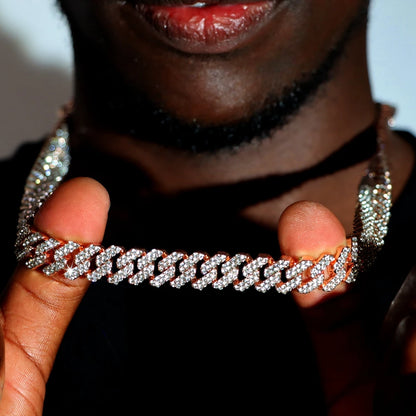FREE 14MM ICED PRONG CUBAN CHAIN