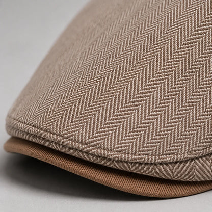 Windsor Herringbone Driving Cap