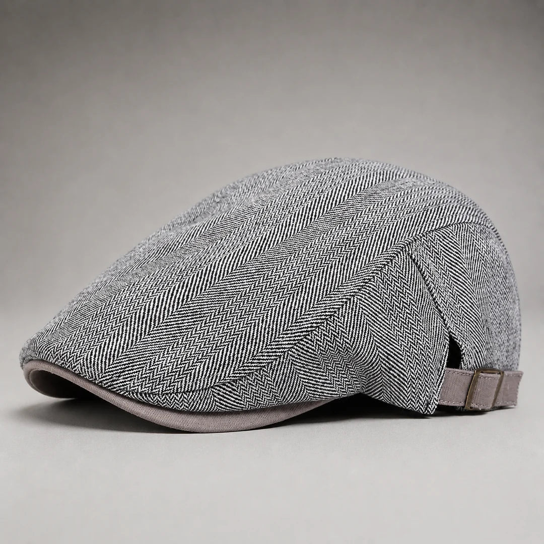Windsor Herringbone Driving Cap