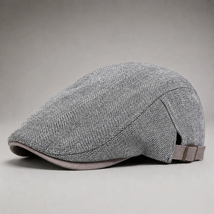 Windsor Herringbone Driving Cap