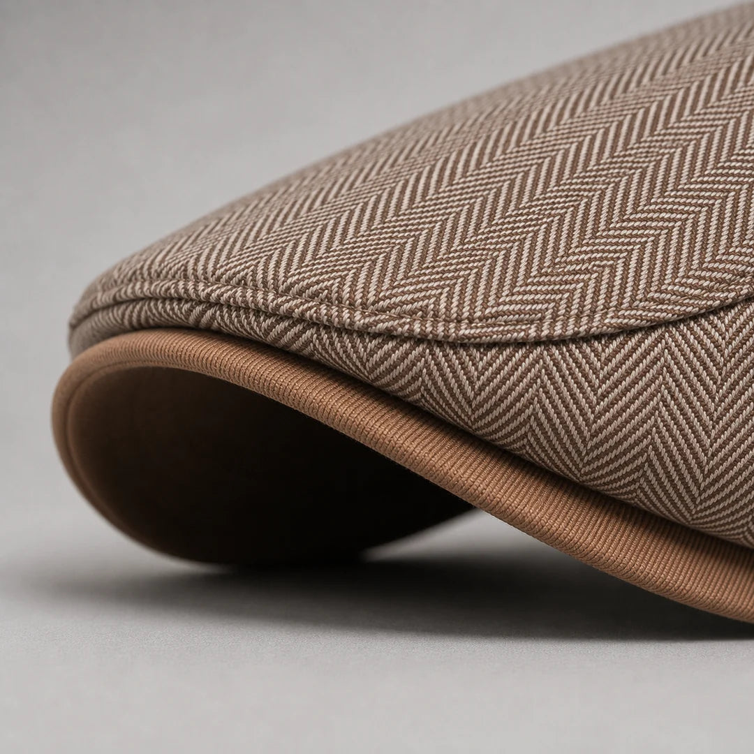 Windsor Herringbone Driving Cap