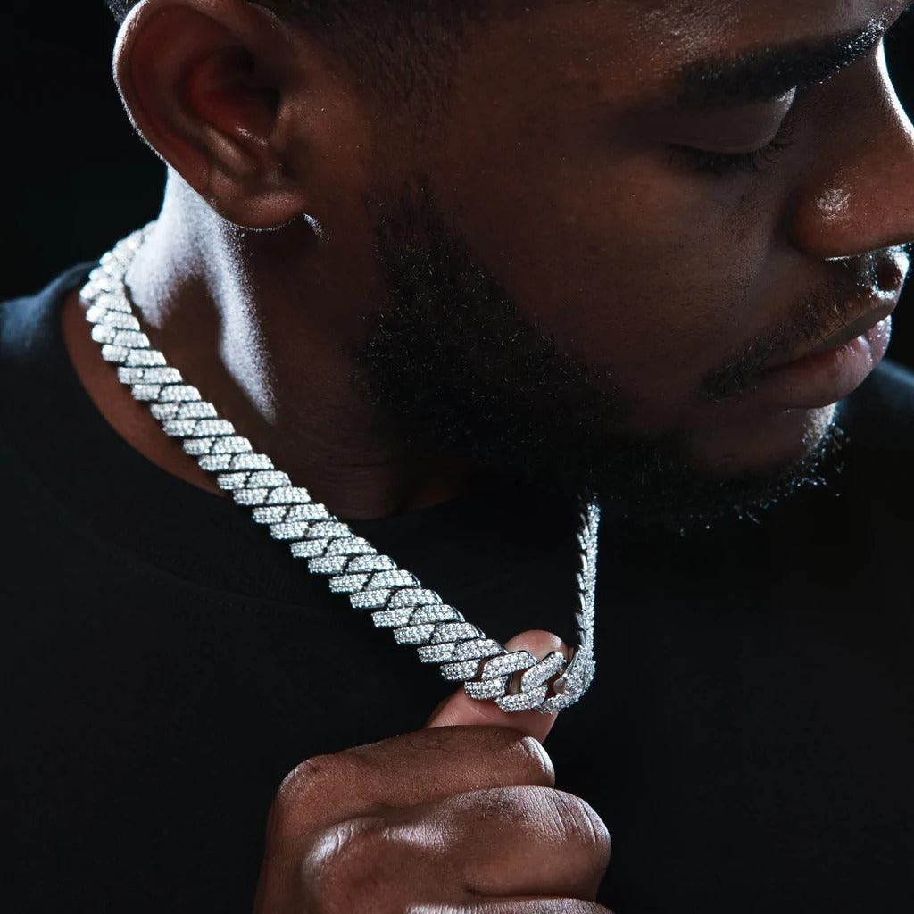 FREE 14MM ICED PRONG CUBAN CHAIN