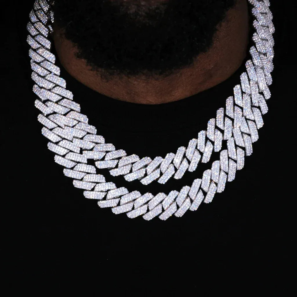 FREE 14MM ICED PRONG CUBAN CHAIN