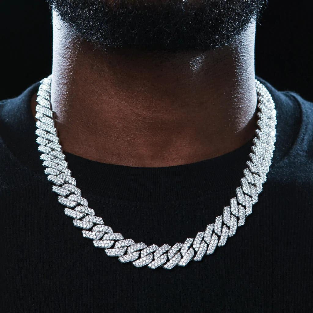 FREE 14MM ICED PRONG CUBAN CHAIN