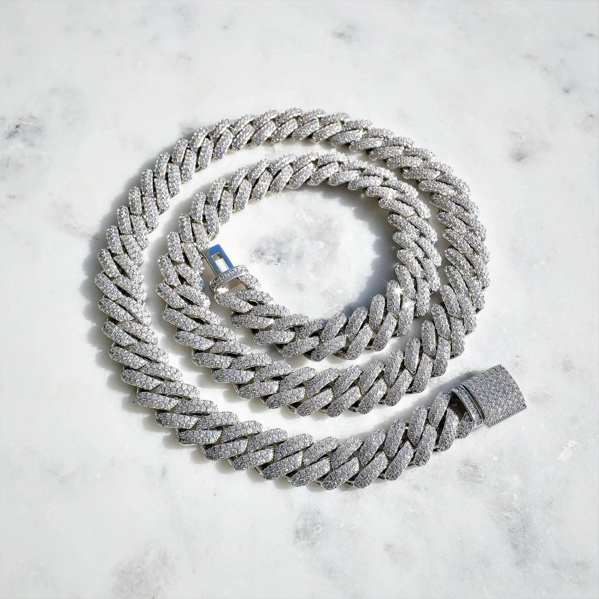 FREE 14MM ICED PRONG CUBAN CHAIN