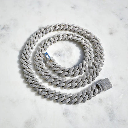 FREE 14MM ICED PRONG CUBAN CHAIN