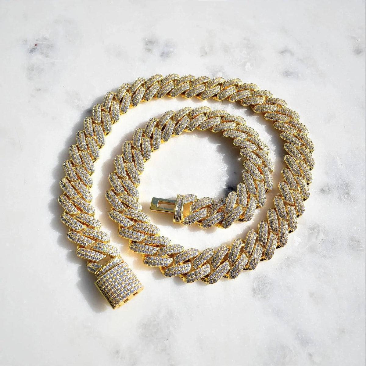FREE 14MM ICED PRONG CUBAN CHAIN