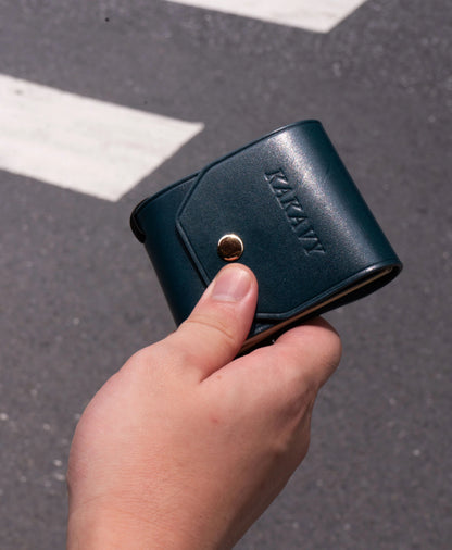 Handcrafted Slim Leather Wallet – Minimalist Cash Wrap